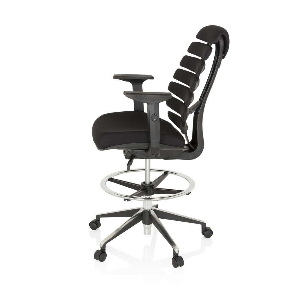 Produktabbildung Nr. 8: hjh OFFICE Bürostuhl / Drehstuhl ERGO LINE II WORK Stoff, schwarz