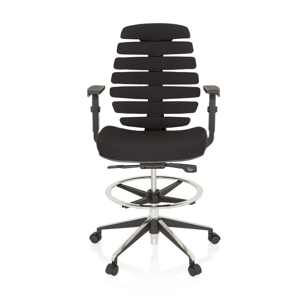hjh OFFICE Bürostuhl / Drehstuhl ERGO LINE II WORK Stoff, schwarz Produktabbildung: hjh OFFICE Bürostuhl / Drehstuhl ERGO LINE II WORK Stoff, schwarz
