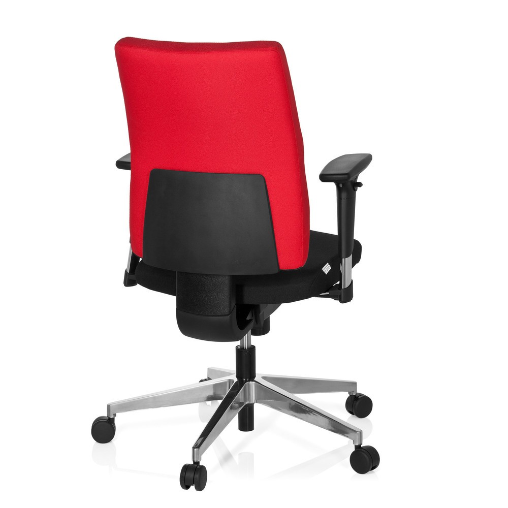 Produktabbildung Nr. 5: hjh OFFICE Bürostuhl / Drehstuhl PRO-TEC 350 Stoff, schwarz/rot