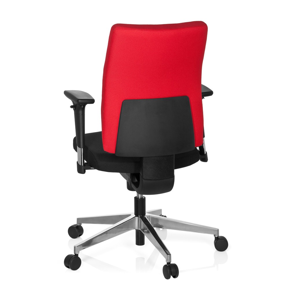 Produktabbildung Nr. 6: hjh OFFICE Bürostuhl / Drehstuhl PRO-TEC 350 Stoff, schwarz/rot