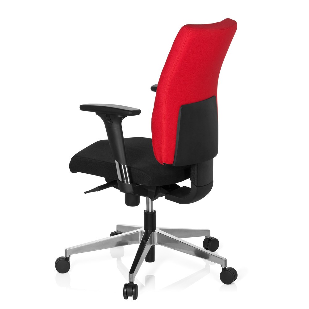Produktabbildung Nr. 7: hjh OFFICE Bürostuhl / Drehstuhl PRO-TEC 350 Stoff, schwarz/rot