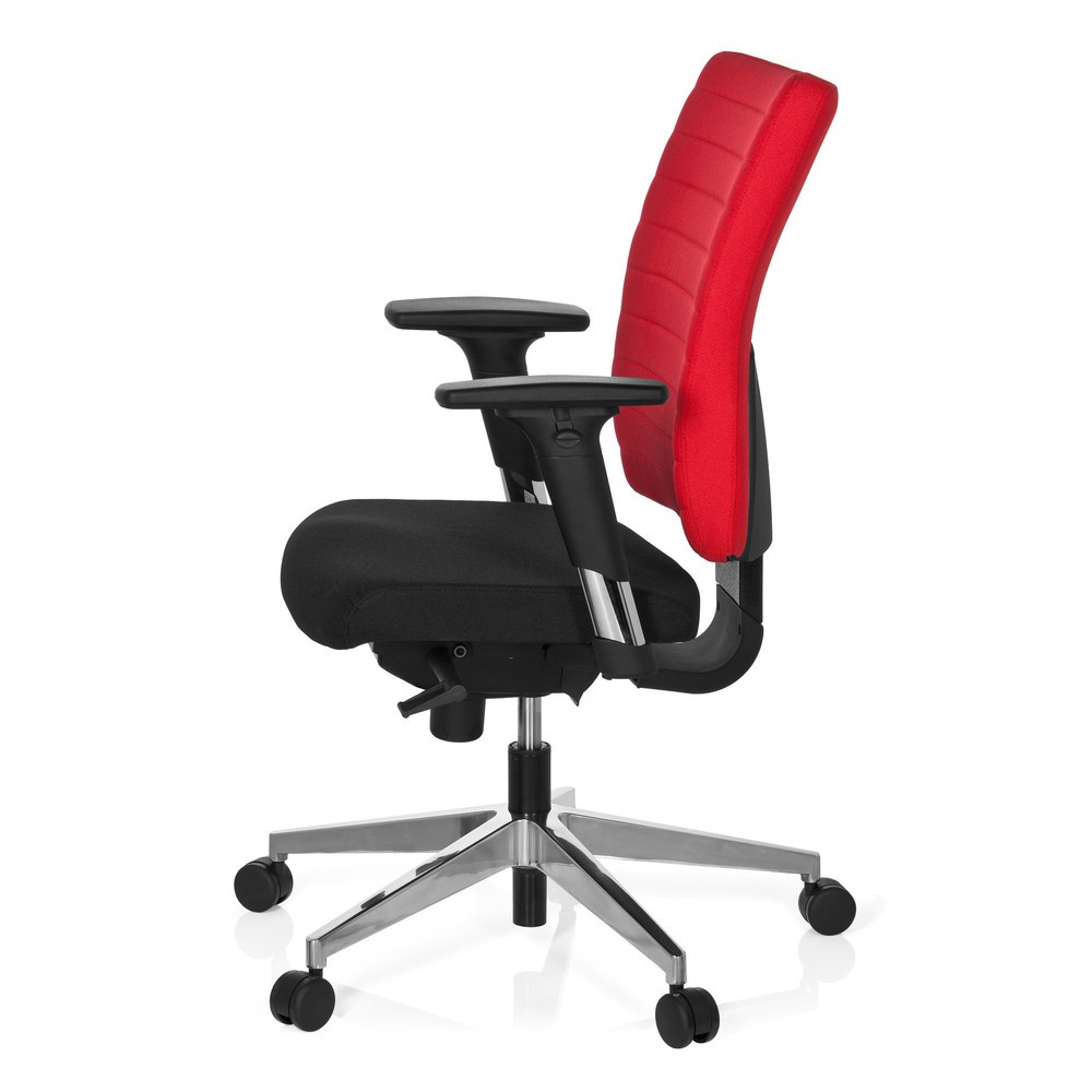 Produktabbildung Nr. 8: hjh OFFICE Bürostuhl / Drehstuhl PRO-TEC 350 Stoff, schwarz/rot