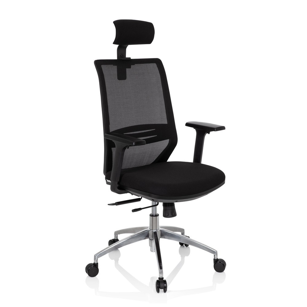 Produktabbildung Nr. 2: hjh OFFICE Bürostuhl / Drehstuhl PROFONDO PRO Stoff/Netzstoff, schwarz