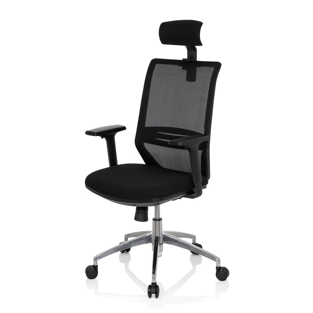 Produktabbildung Nr. 9: hjh OFFICE Bürostuhl / Drehstuhl PROFONDO PRO Stoff/Netzstoff, schwarz