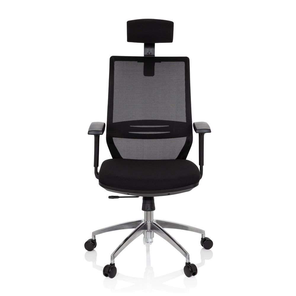 Produktabbildung: hjh OFFICE Bürostuhl / Drehstuhl PROFONDO PRO Stoff/Netzstoff, schwarz