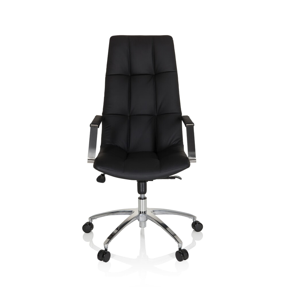 Illustration du produit: hjh OFFICE Bürostuhl / Drehstuhl SARANTO PRO Leder, schwarz