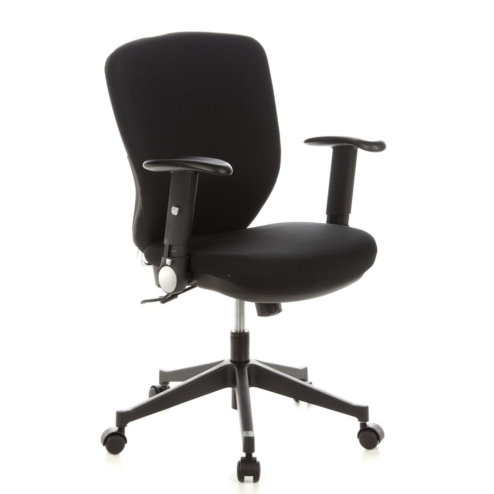 Produktabbildung Nr. 2: hjh OFFICE Bürostuhl / Drehstuhl Traffic 20 Stoff, schwarz
