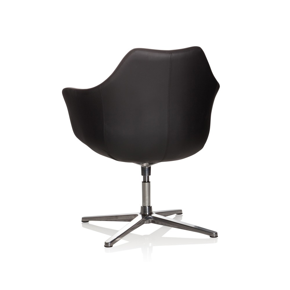 Produktabbildung Nr. 6: hjh OFFICE Bürostuhl / Loungesessel Artemia Kunstleder, schwarz