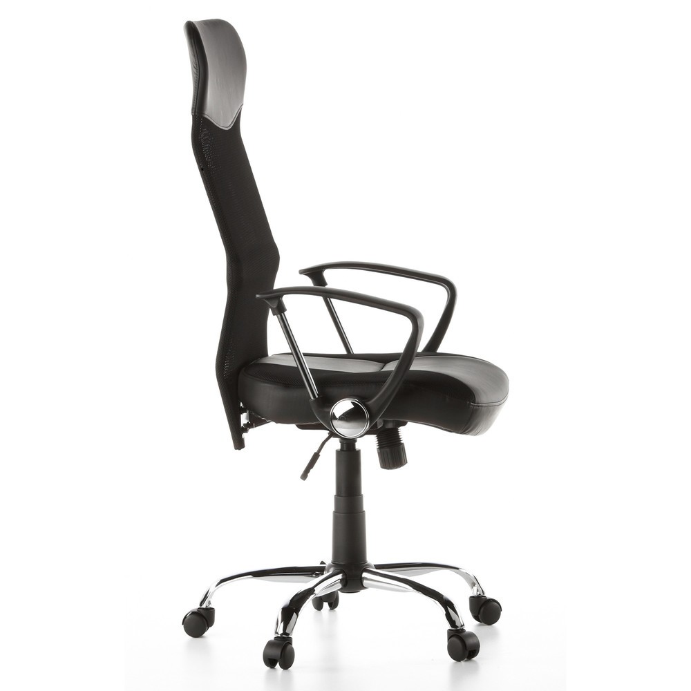 Produktabbildung Nr. 7: hjh OFFICE Bürostuhl / Chefsessel STRYKA Netz / Kunstleder, schwarz
