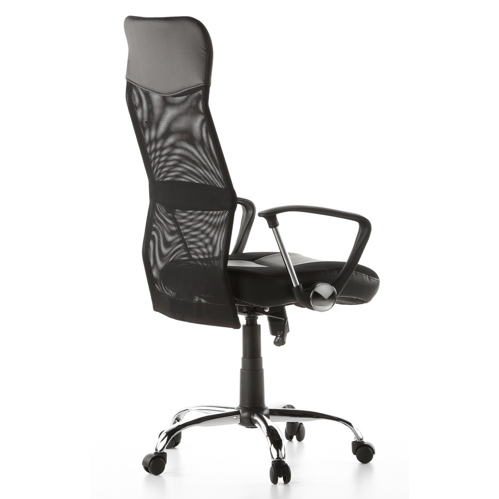 Produktabbildung Nr. 8: hjh OFFICE Bürostuhl / Chefsessel STRYKA Netz / Kunstleder, schwarz