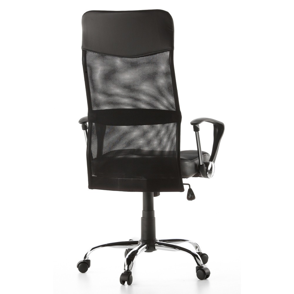 Produktabbildung Nr. 9: hjh OFFICE Bürostuhl / Chefsessel STRYKA Netz / Kunstleder, schwarz