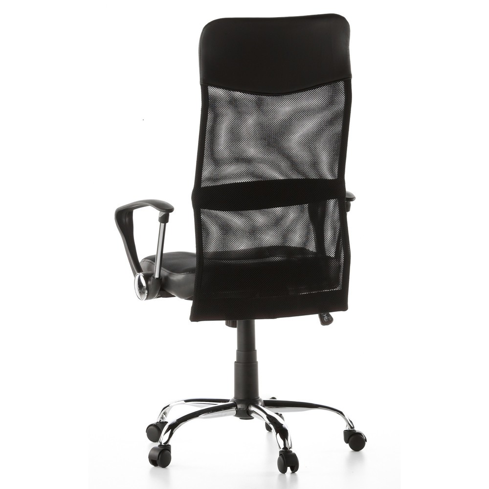 Produktabbildung Nr. 10: hjh OFFICE Bürostuhl / Chefsessel STRYKA Netz / Kunstleder, schwarz