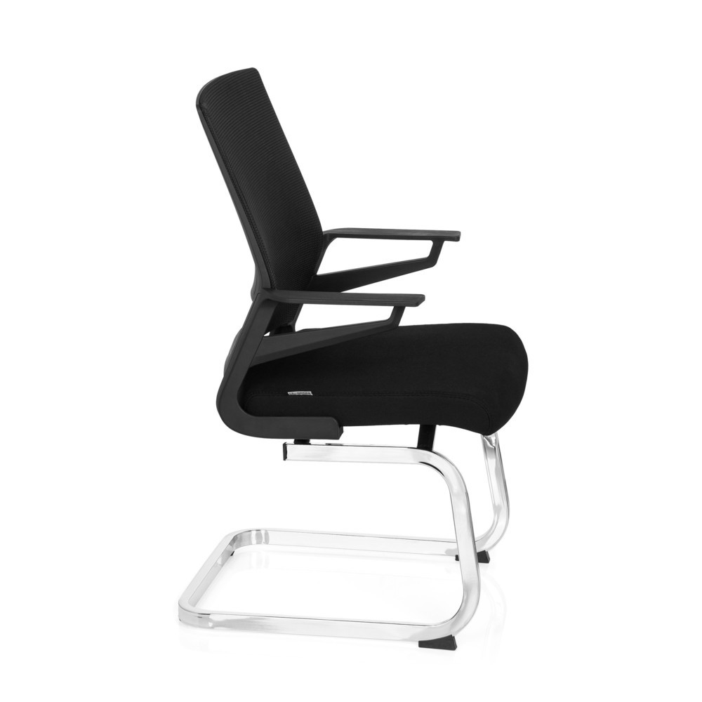Produktabbildung Nr. 6: Chaise de conférence / fauteuil suspendu hjh OFFICE INVENTOR V tissu, noir