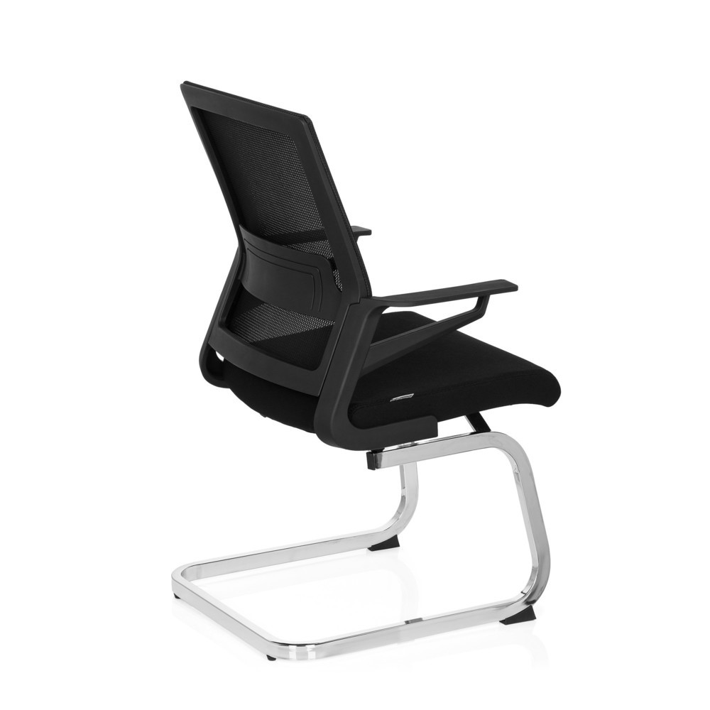 Produktabbildung Nr. 7: Chaise de conférence / fauteuil suspendu hjh OFFICE INVENTOR V tissu, noir