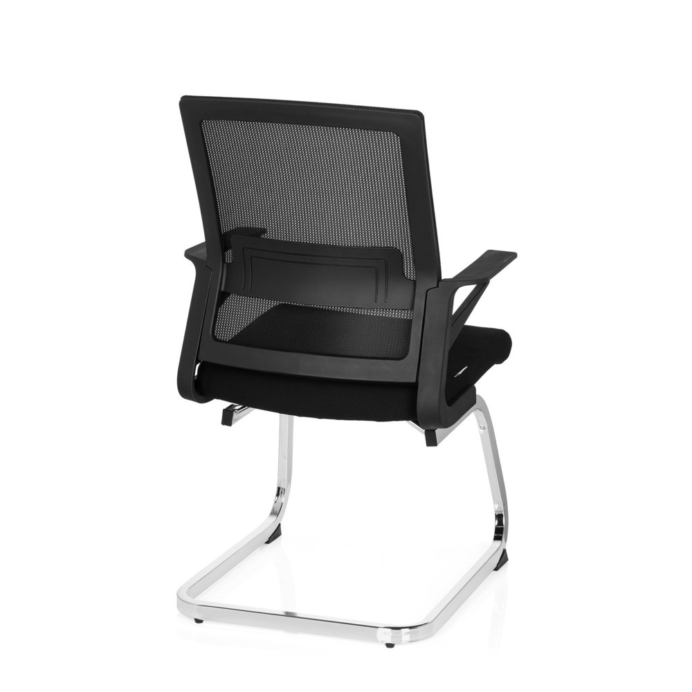 Produktabbildung Nr. 8: Chaise de conférence / fauteuil suspendu hjh OFFICE INVENTOR V tissu, noir