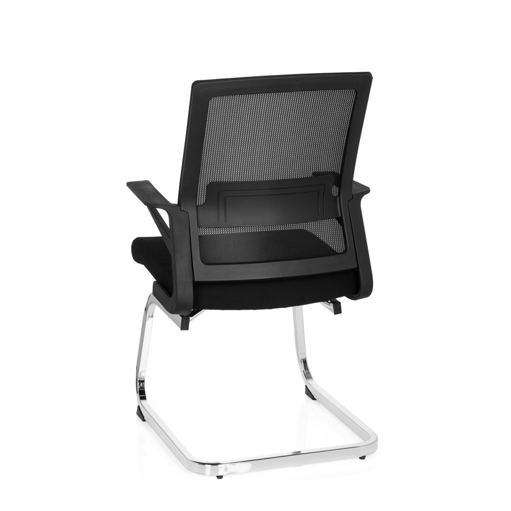 Produktabbildung Nr. 9: Chaise de conférence / fauteuil suspendu hjh OFFICE INVENTOR V tissu, noir