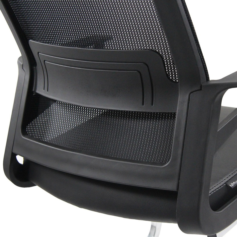 Produktabbildung Nr. 4: hjh OFFICE Konferenzstuhl / Freischwinger / INVENTOR V PRO Kunstleder, schwarz