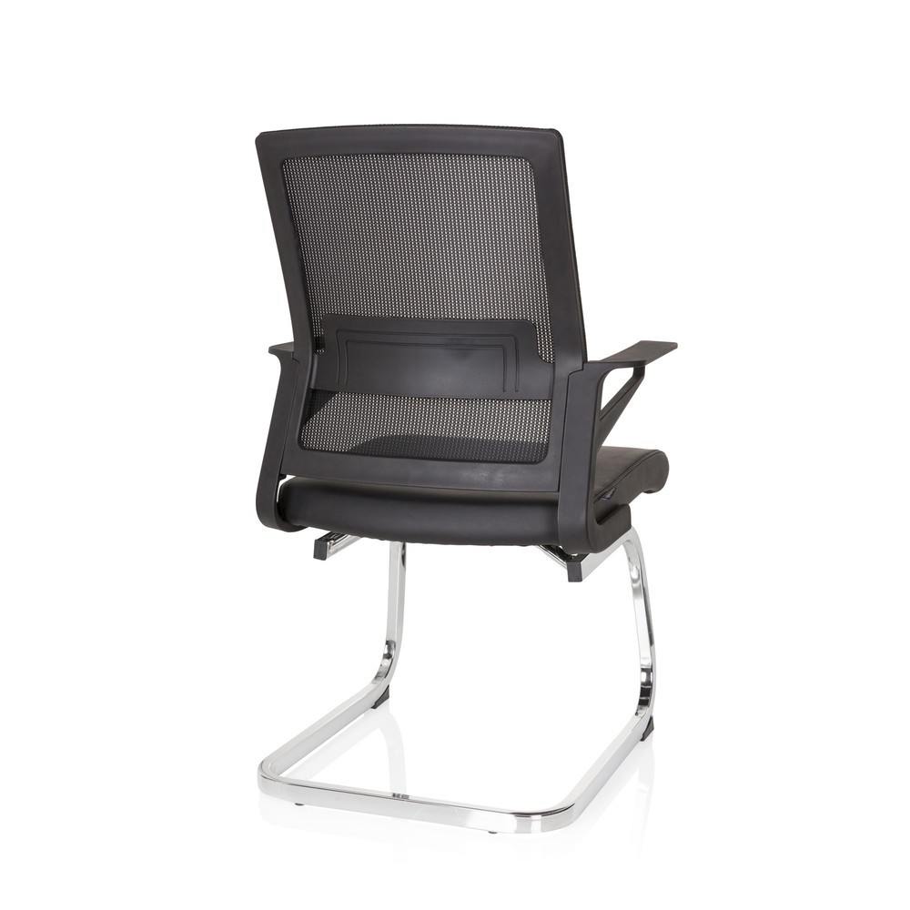 Produktabbildung Nr. 8: hjh OFFICE Konferenzstuhl / Freischwinger / INVENTOR V PRO Kunstleder, schwarz