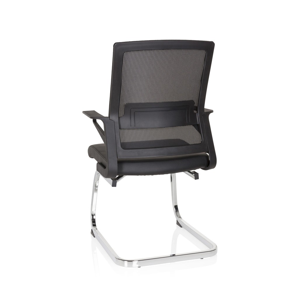 Produktabbildung Nr. 9: hjh OFFICE Konferenzstuhl / Freischwinger / INVENTOR V PRO Kunstleder, schwarz