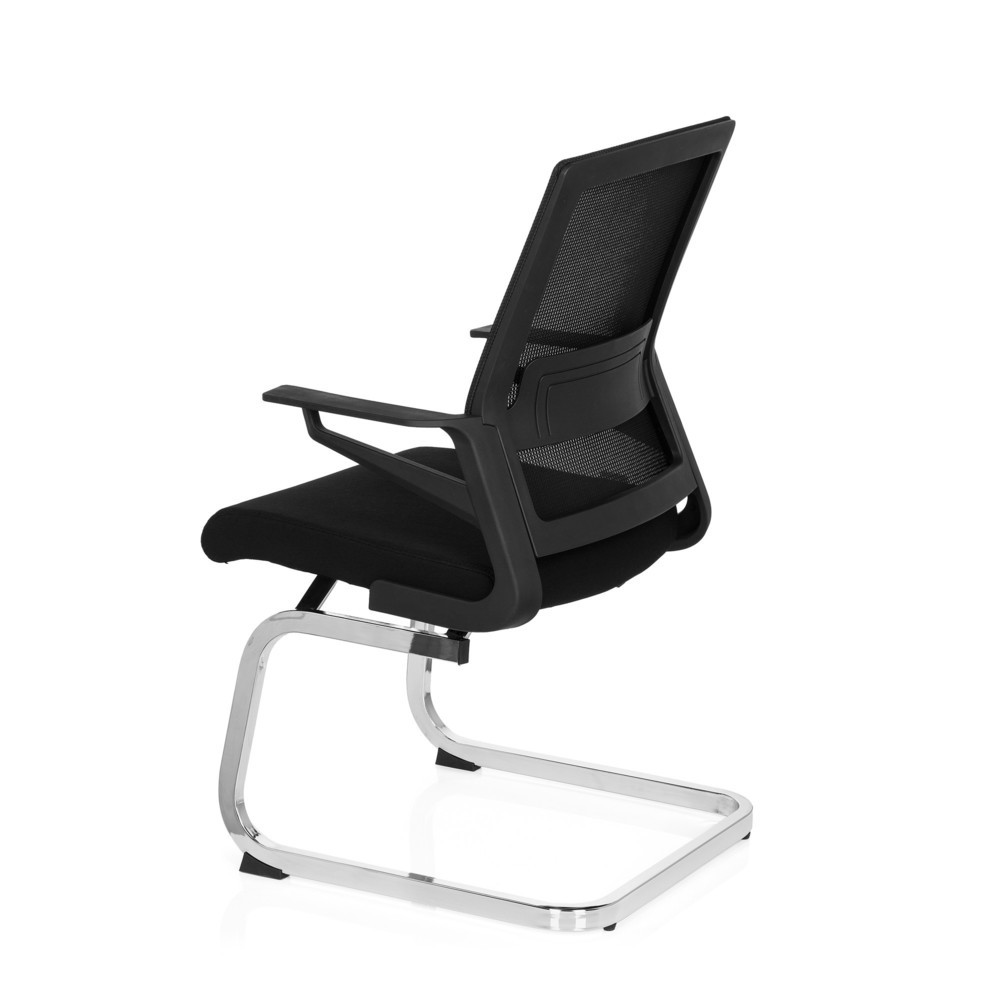 Produktabbildung Nr. 10: Chaise de conférence / fauteuil suspendu hjh OFFICE INVENTOR V tissu, noir