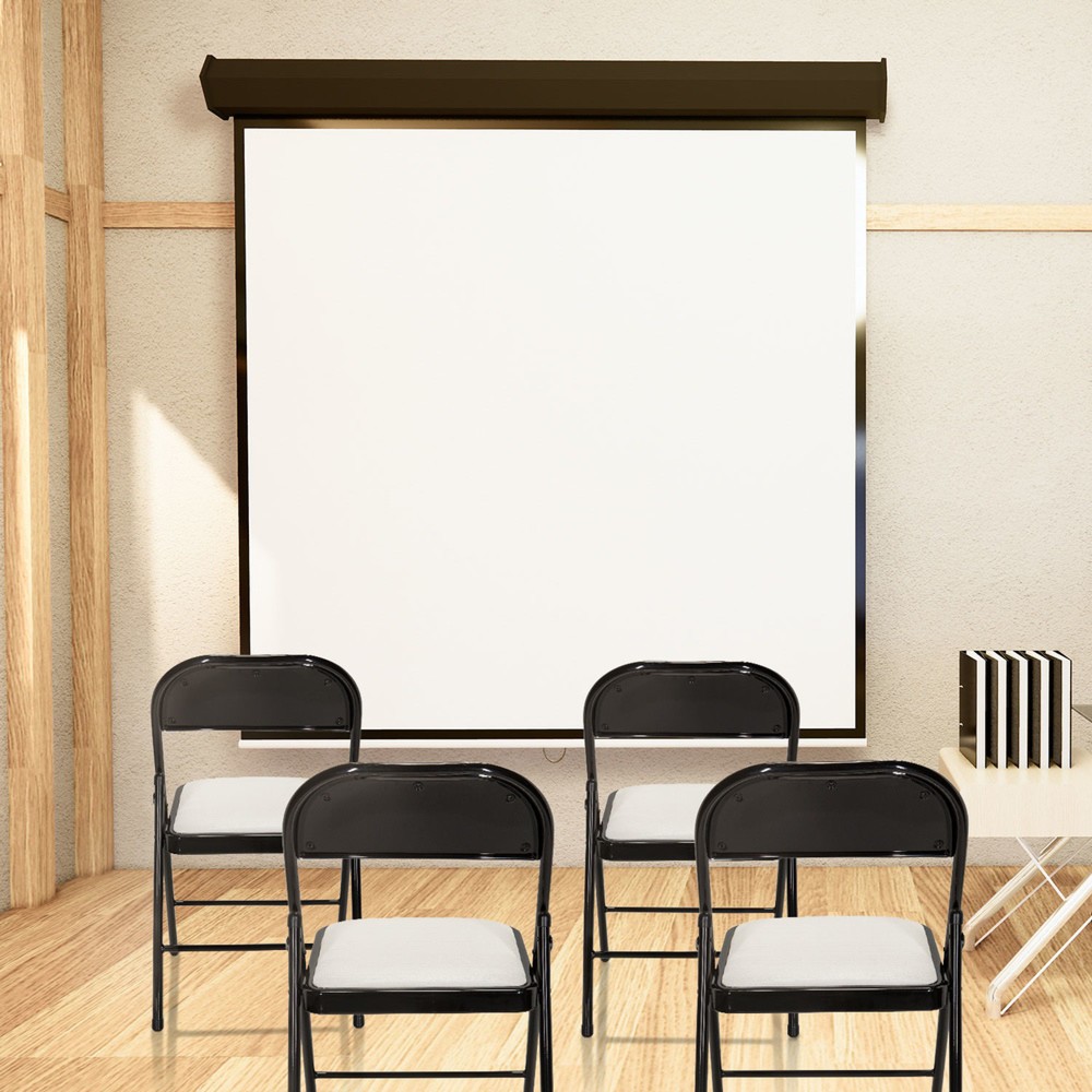 Produktabbildung Nr. 8: hjh OFFICE Konferenzstuhl / Besucherstuhl / Klappstuhl TUDELA PU, weiss