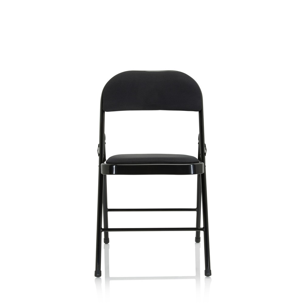Produktabbildung Nr. 1: hjh OFFICE Konferenzstuhl / Besucherstuhl / Klappstuhl TUDELA II Stoff, schwarz