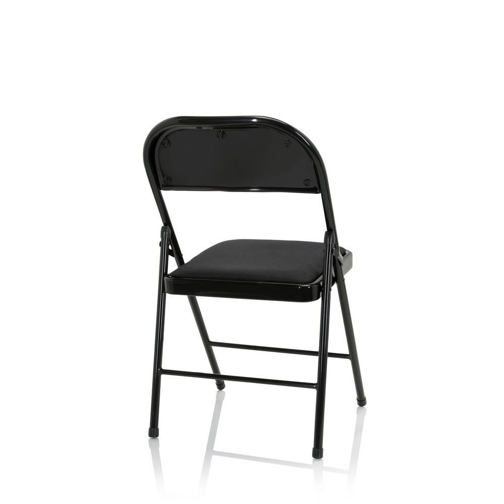 Produktabbildung Nr. 10: hjh OFFICE Konferenzstuhl / Besucherstuhl / Klappstuhl TUDELA II Stoff, schwarz