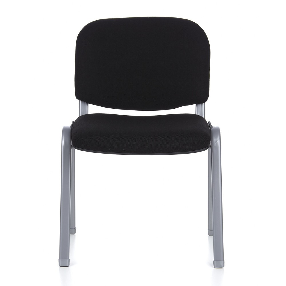 Produktabbildung: hjh OFFICE Besucherstuhl / Konferenzstuhl  XT 600 4er Pack silber /schwarz