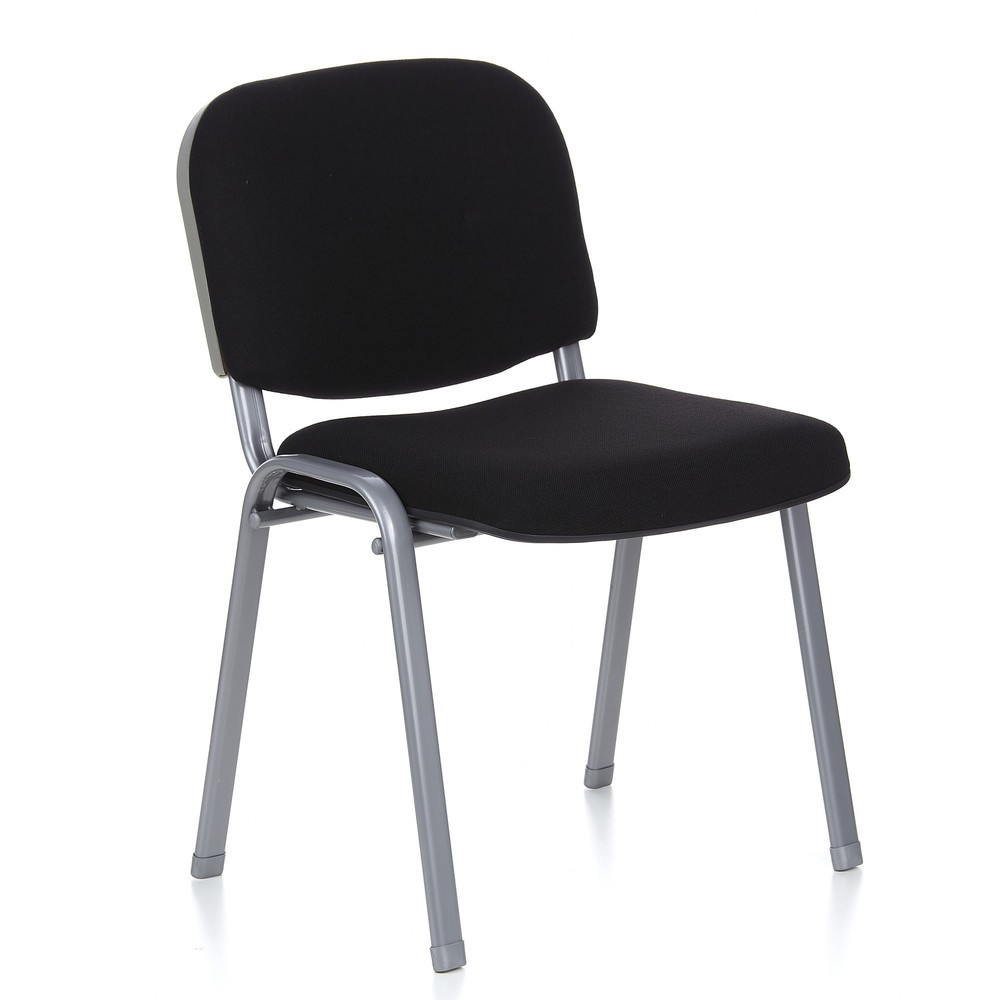 Produktabbildung Nr. 3: hjh OFFICE Besucherstuhl / Konferenzstuhl  XT 600 4er Pack silber /schwarz
