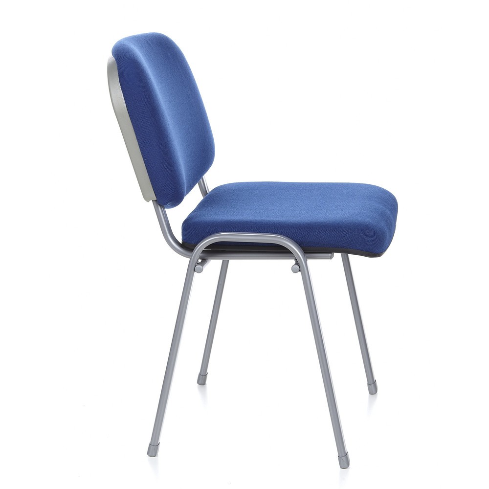 Produktabbildung Nr. 4: hjh OFFICE Konferenzstuhl / Besucherstuhl / XT 600, blau/silber
