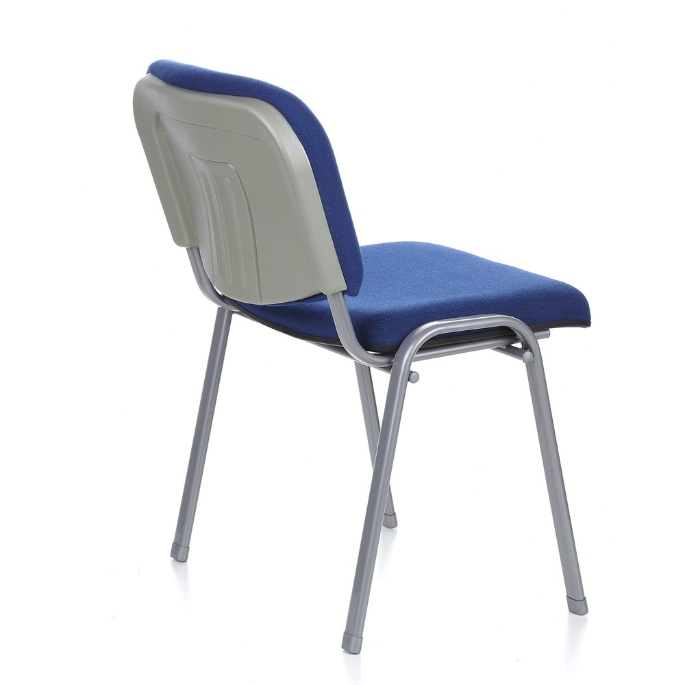 Produktabbildung Nr. 5: hjh OFFICE Konferenzstuhl / Besucherstuhl / XT 600, blau/silber