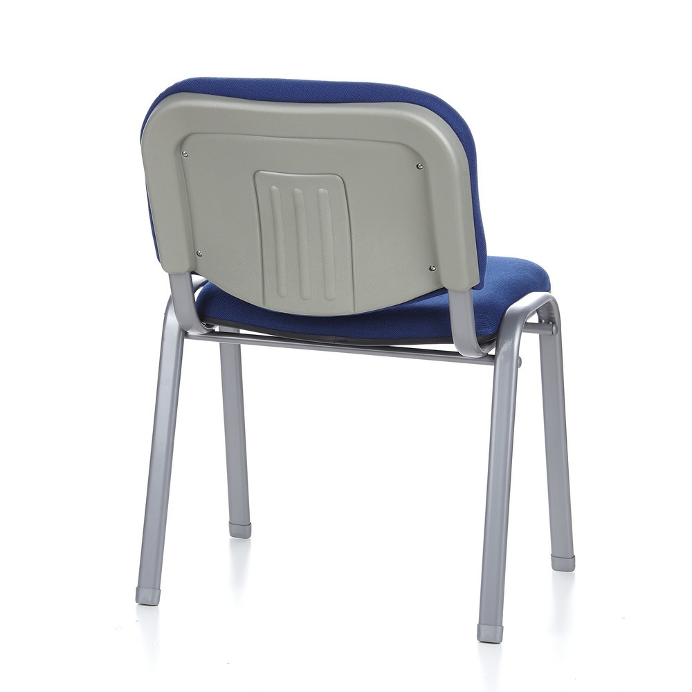 Produktabbildung Nr. 6: hjh OFFICE Konferenzstuhl / Besucherstuhl / XT 600, blau/silber