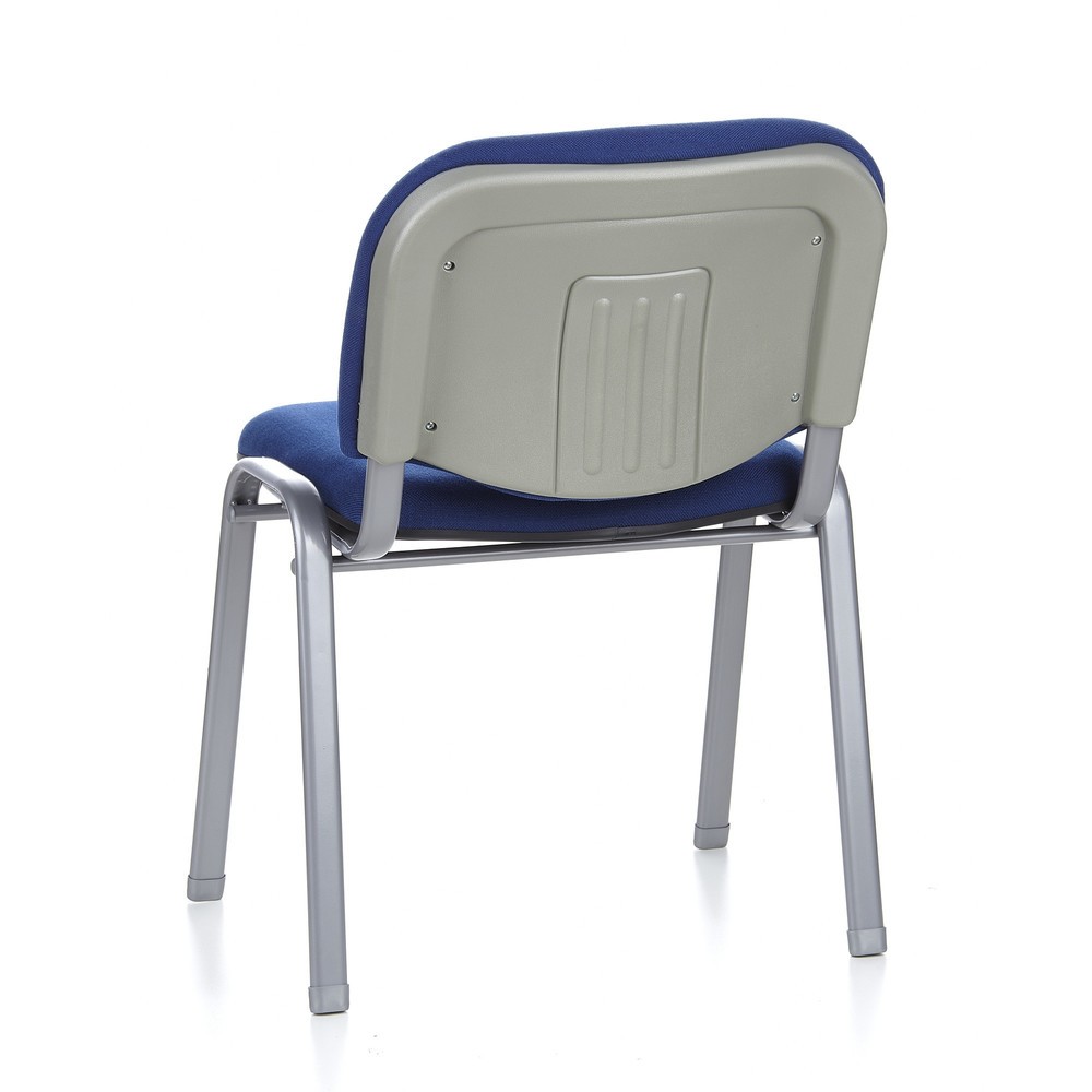 Produktabbildung Nr. 7: hjh OFFICE Konferenzstuhl / Besucherstuhl / XT 600, blau/silber