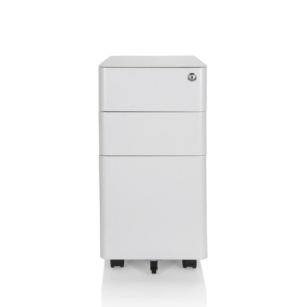 Produktabbildung: hjh OFFICE Rollcontainer COLOR I Metall, weiss
