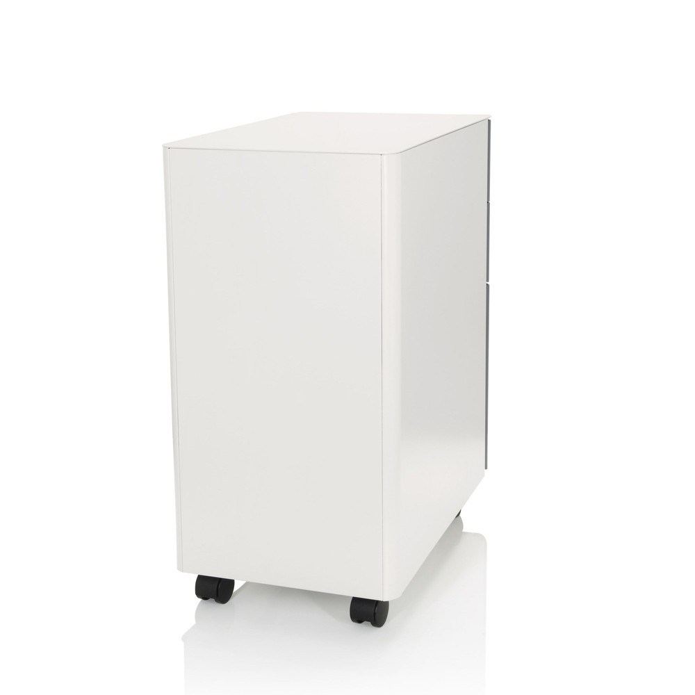 Produktabbildung Nr. 10: hjh OFFICE Rollcontainer COLOR I Metall, weiss / grau
