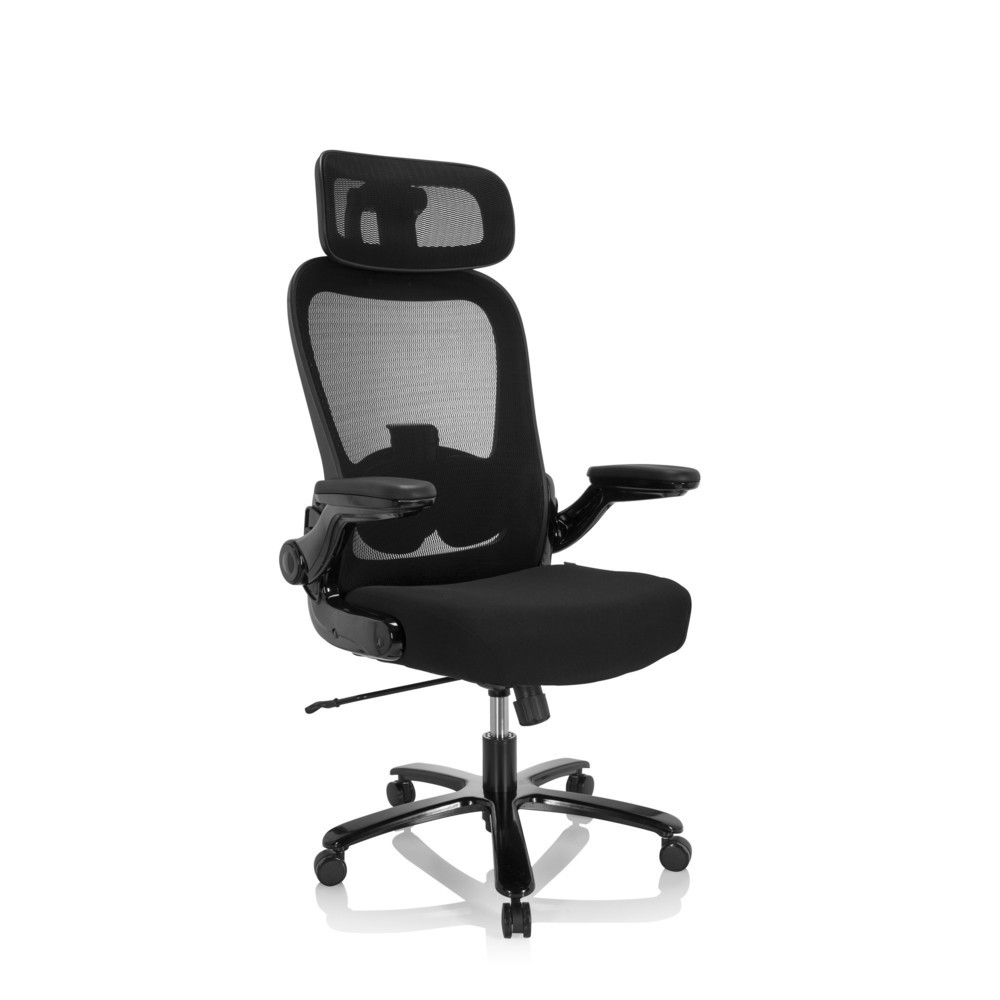 Produktabbildung Nr. 2: hjh OFFICE Schwerlaststuhl / Büro INSTRUCTOR XXL SW I PRO Stoff/Netzstoff, schwarz