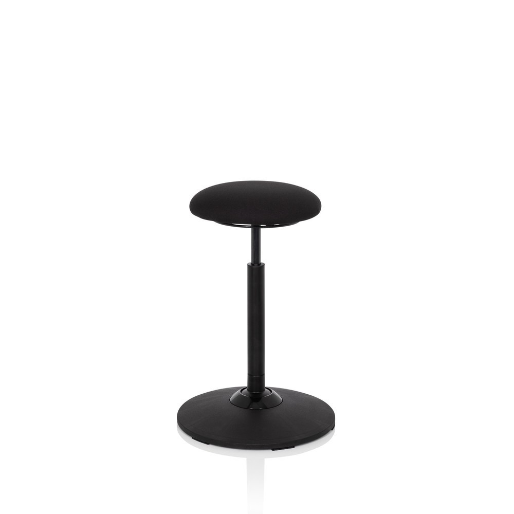 Produktabbildung Nr. 3: hjh OFFICE Stehhocker / Stehhilfe BALANCE SIT Stoff, schwarz