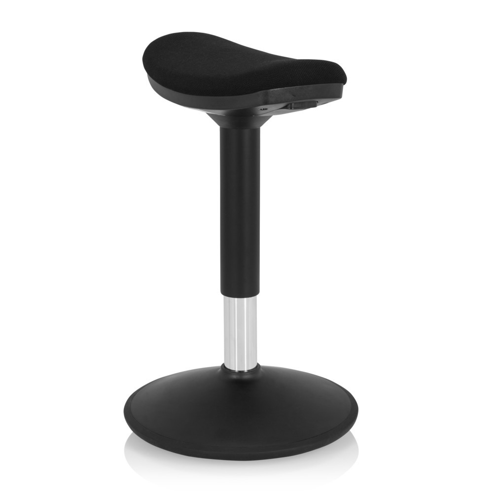 Produktabbildung Nr. 4: hjh OFFICE Stehhocker / Stehhilfe BALANCE SIT I B Stoff, schwarz
