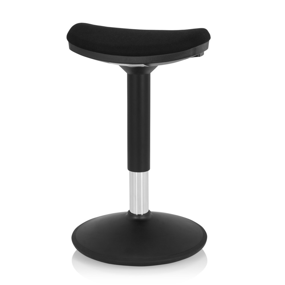 Produktabbildung Nr. 5: hjh OFFICE Stehhocker / Stehhilfe BALANCE SIT I B Stoff, schwarz