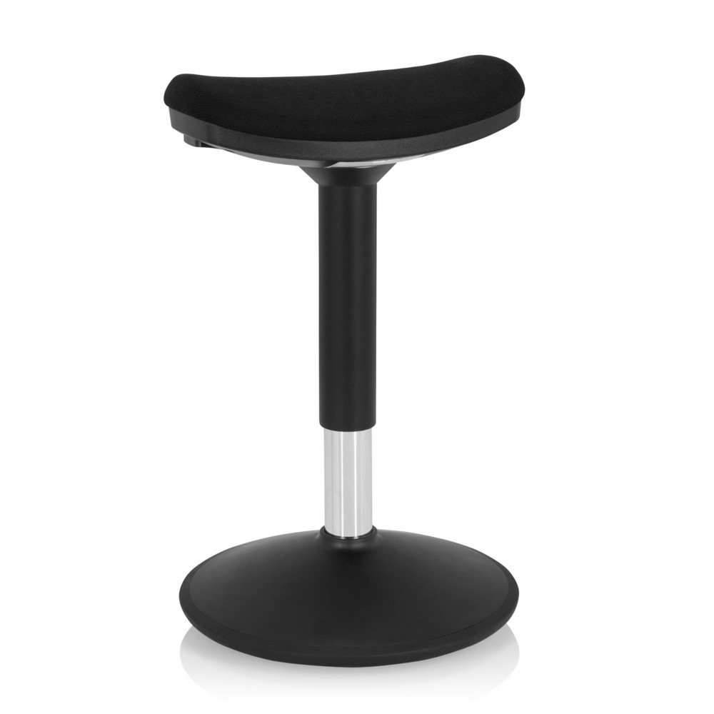 Produktabbildung Nr. 6: hjh OFFICE Stehhocker / Stehhilfe BALANCE SIT I B Stoff, schwarz