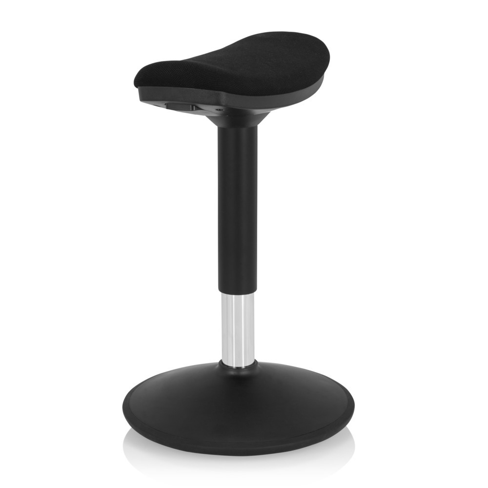 Produktabbildung Nr. 7: hjh OFFICE Stehhocker / Stehhilfe BALANCE SIT I B Stoff, schwarz
