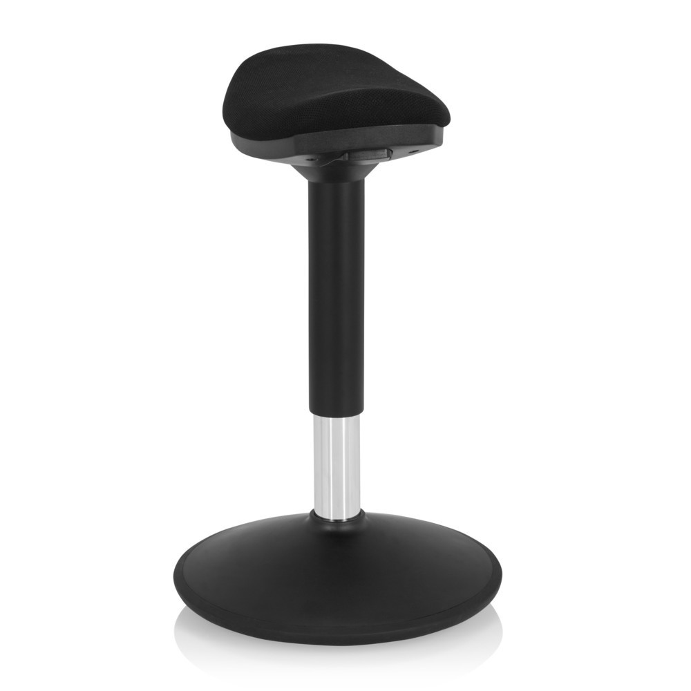 Produktabbildung Nr. 8: hjh OFFICE Stehhocker / Stehhilfe BALANCE SIT I B Stoff, schwarz