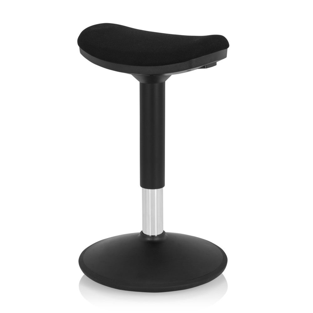 Produktabbildung Nr. 9: hjh OFFICE Stehhocker / Stehhilfe BALANCE SIT I B Stoff, schwarz