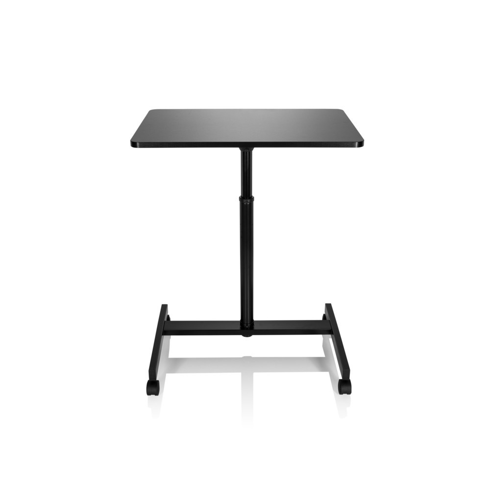 Produktabbildung Nr. 1: hjh OFFICE Stehtisch / Laptopständer STAND VM-SU mit Gasdruckfeder & Rollen, schwarz