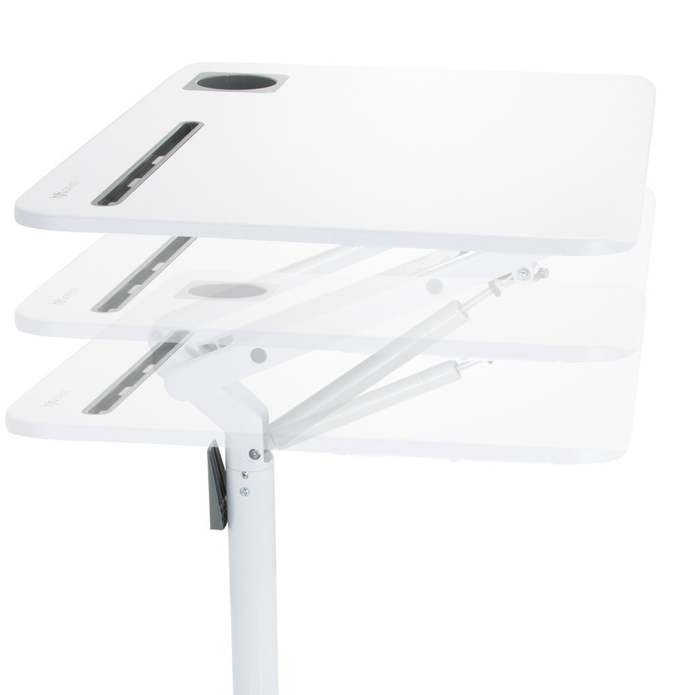 Produktabbildung Nr. 4: hjh OFFICE Sitz-/Stehtisch STAND VM-SU I, weiss