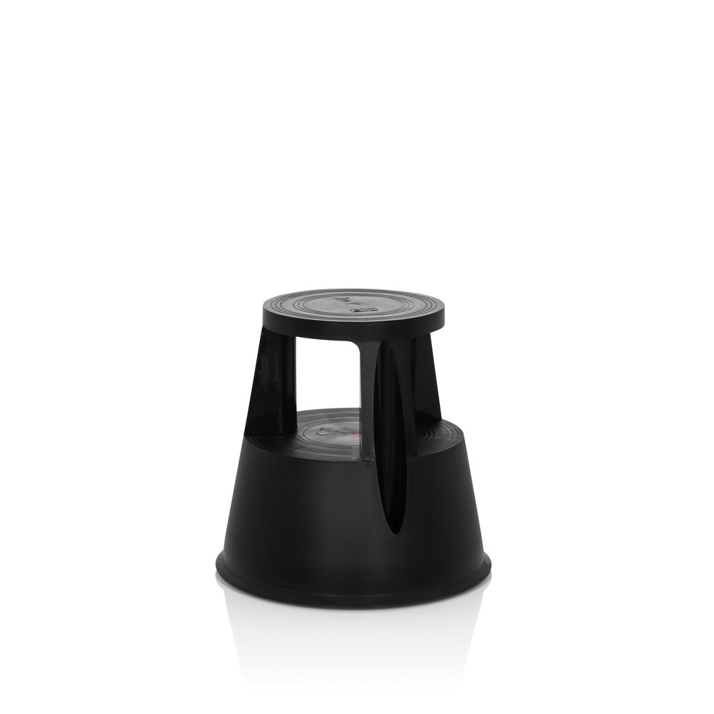 Produktabbildung Nr. 6: hjh OFFICE Tritthocker / Rollhocker TIO-M I Kunststoff, schwarz