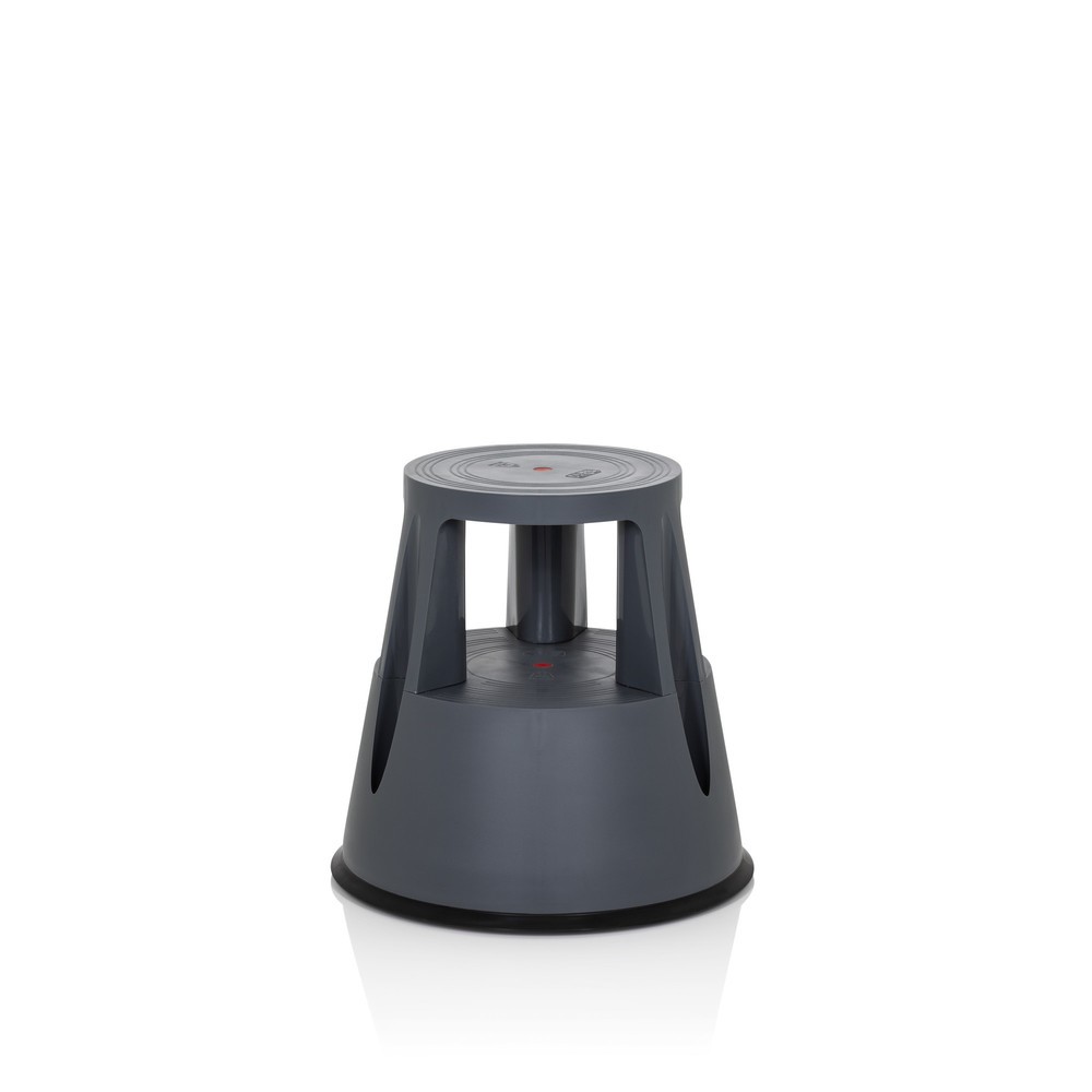 Produktabbildung Nr. 7: Tabouret marchepied / tabouret à roulettes hjh OFFICE TIO-M I plastique, gris foncé