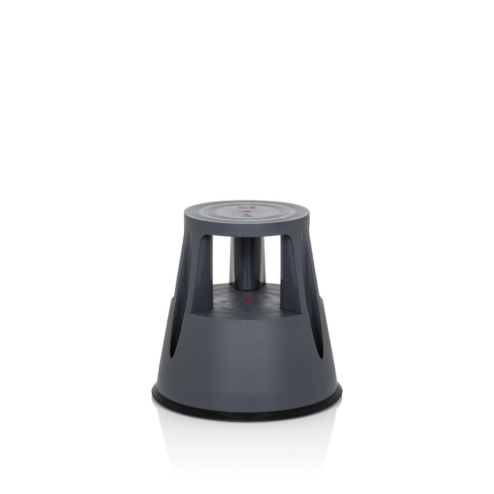 Illustration du produit: Tabouret marchepied / tabouret à roulettes hjh OFFICE TIO-M I plastique, gris foncé