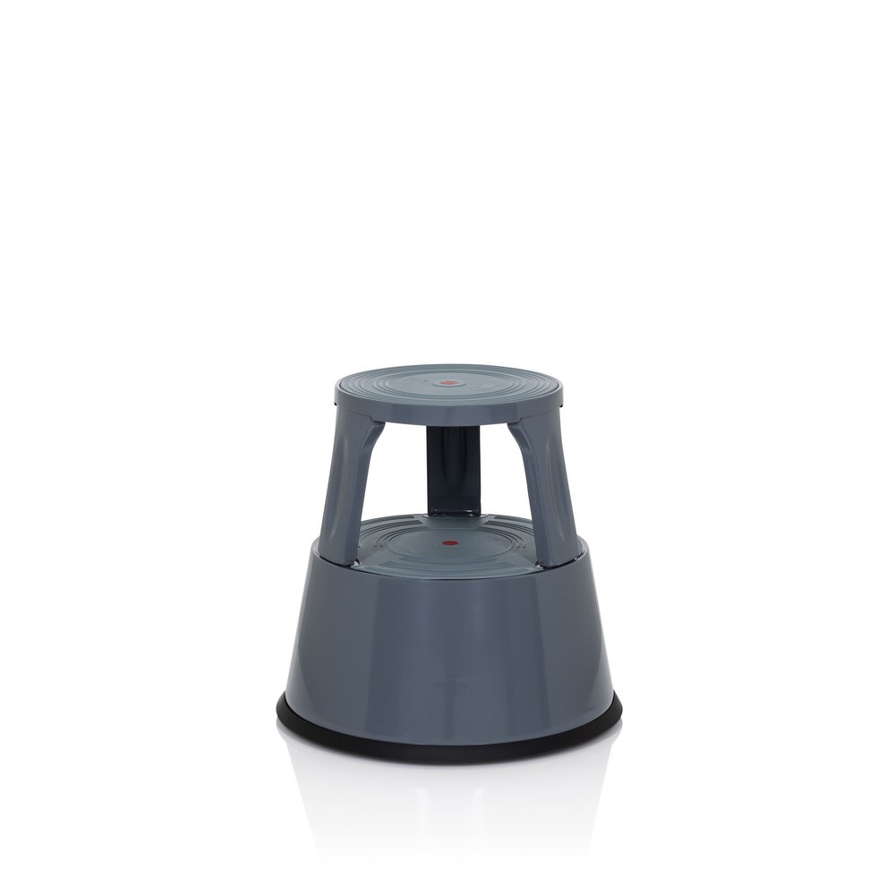 N° de l'image du produit 7 : Tabouret marchepied / tabouret à roulettes hjh OFFICE TIO-M II métal, plastique, gris foncé