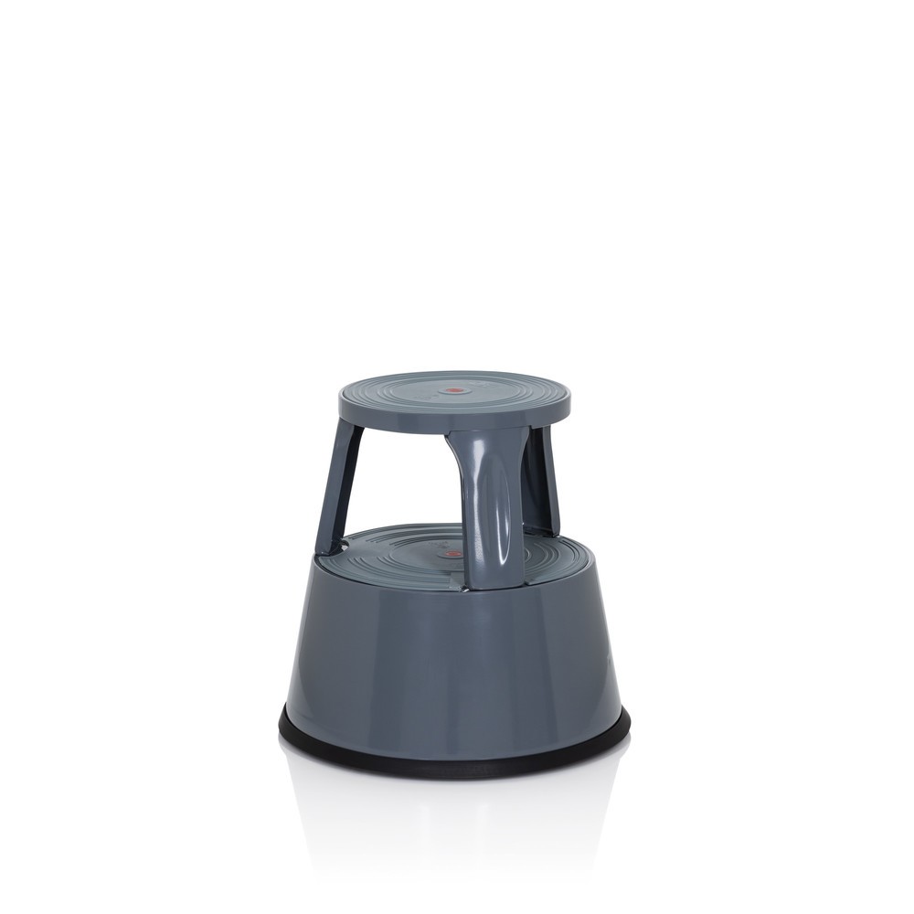 N° de l'image du produit 9 : Tabouret marchepied / tabouret à roulettes hjh OFFICE TIO-M II métal, plastique, gris foncé